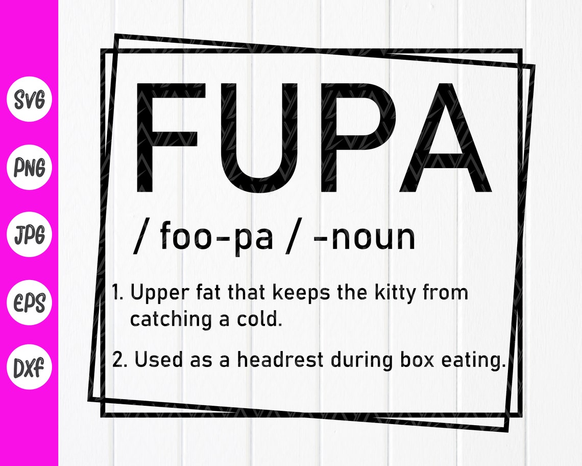 Fupa Word Saying Svg Fupa Definition Svg Black History SVG Etsy