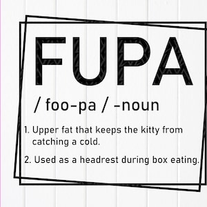 Fupa Word Saying svg, Fupa Definition Svg, Black History SVG, Juneteenth Freedom Day svg, Black queen svg, download instantâneo para Cricut