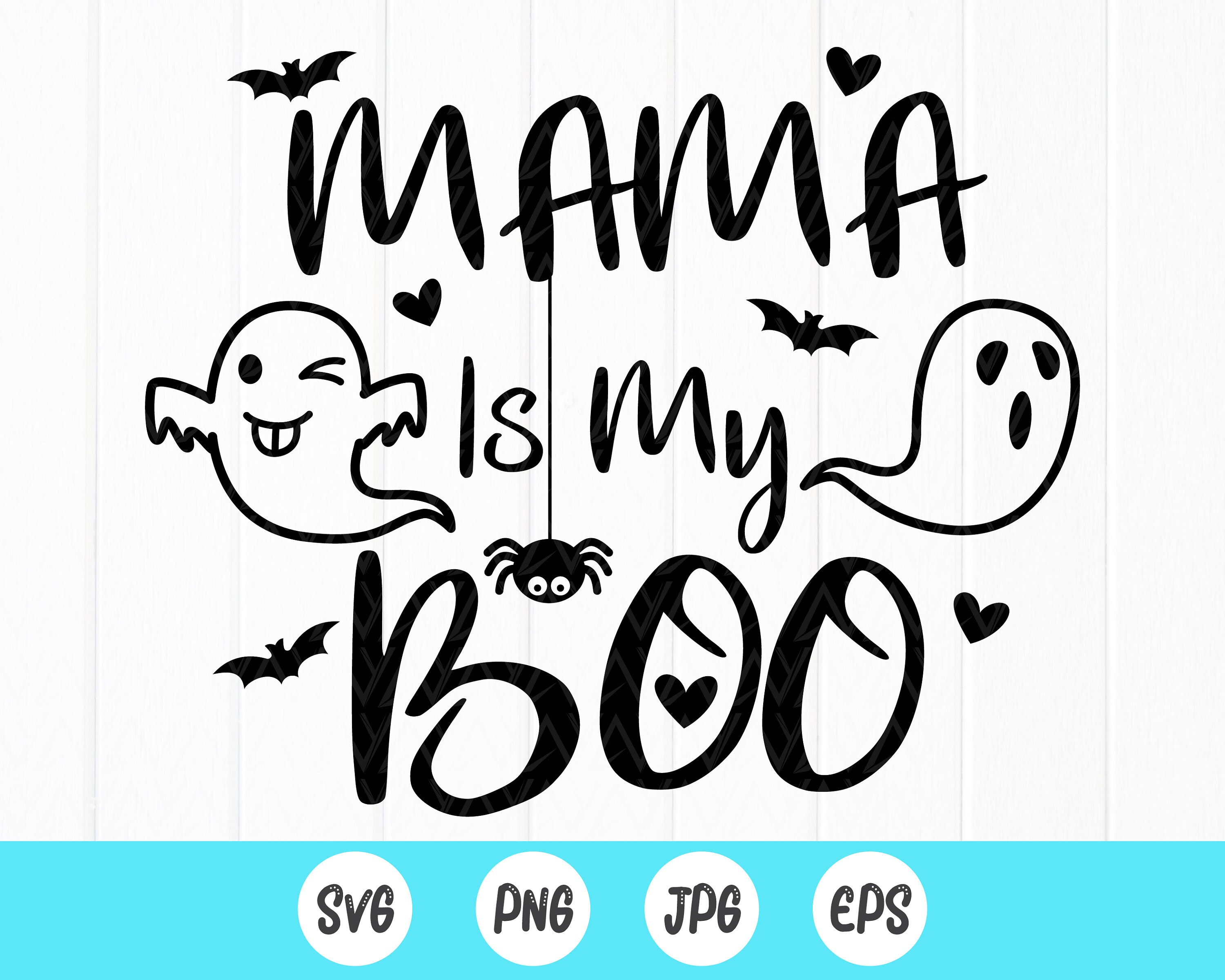 Download Mama Is My Boo SVG Kids Halloween SVG Babe Halloween Quote | Etsy