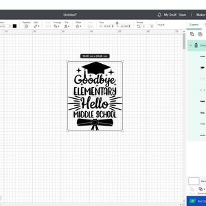 Graduation Svg, Goodbye Elementary School Hello Middle School Svg, Last ...