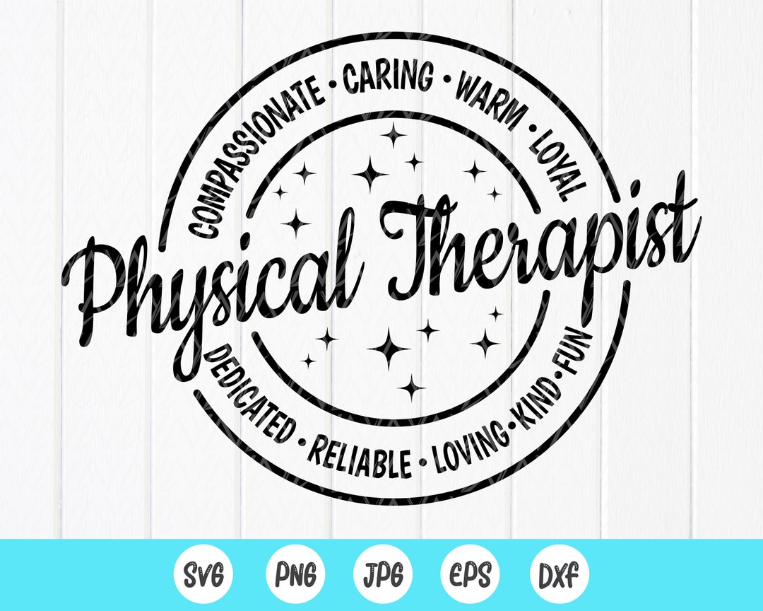 Physical Therapist Definition SVG Physical Therapist Etsy