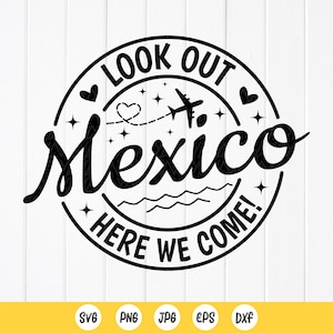 Mexico Family Vacation SVG: Matching Trip Design (Digital Download)