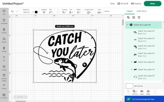 Catch You Later Fishing SVG PNG : Fisherman Gift, Cut Files for