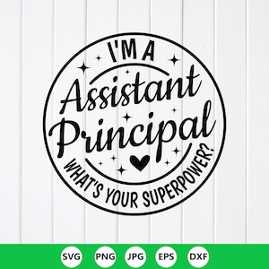 SVG de Superpoderes del Subdirector: Regalo para Director, Diseño de Camiseta, Archivos de Corte, Diseños de Sublimación (Descarga Digital)