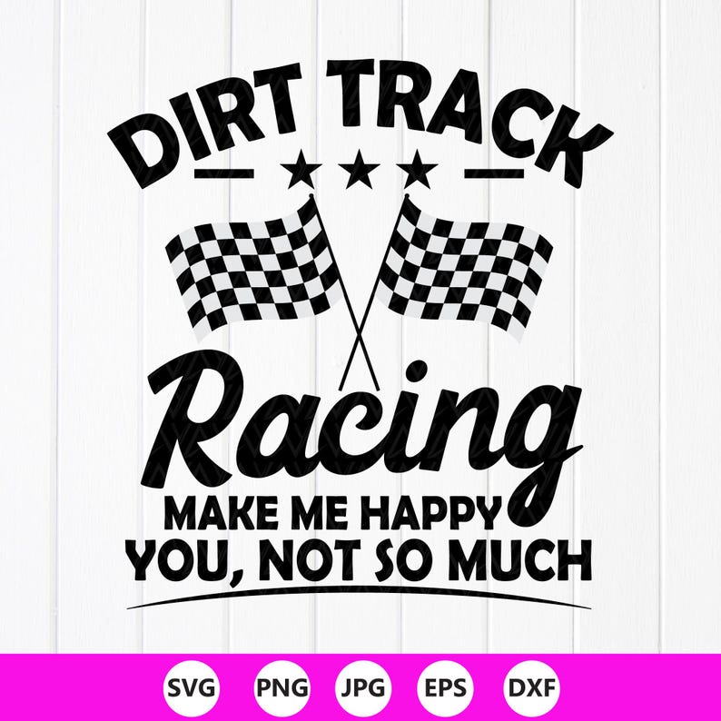 Dirt Track Racing Svg Free