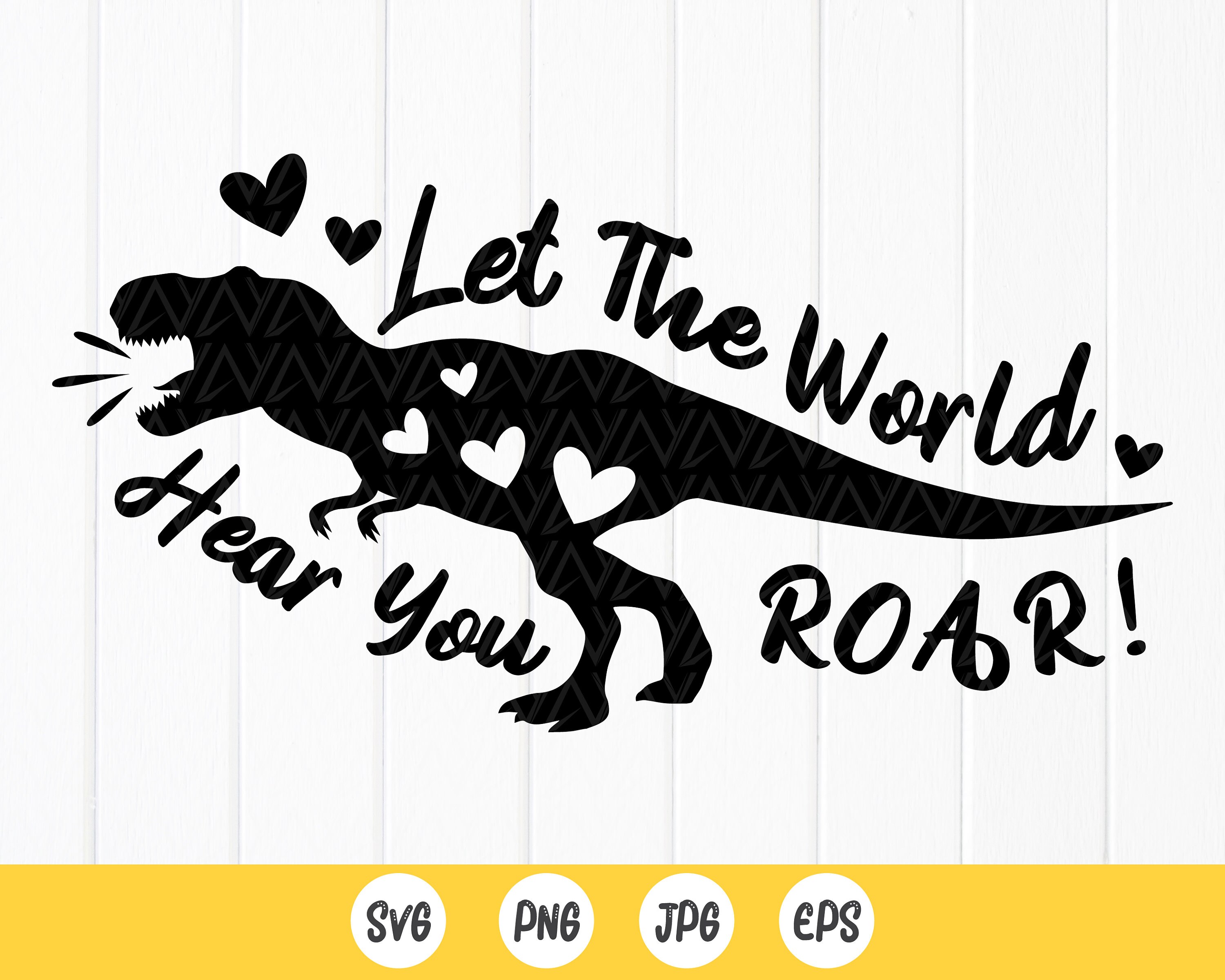 Roar significa que te quiero archivos SVG DXF png jpeg. -  España