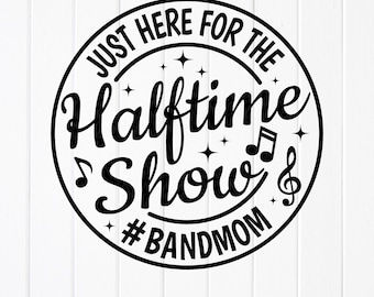Diseño SVG PNG para el espectáculo del medio tiempo: Regalo para mamá de la banda, archivos Cricut (descarga digital)