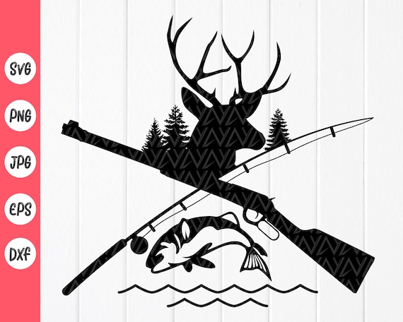 Hunting Decal with Deer Image