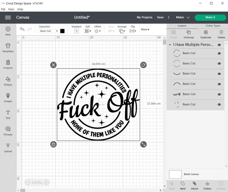 I Have Multiple Personalities None of Them Like You Svg, Funny Svg ...