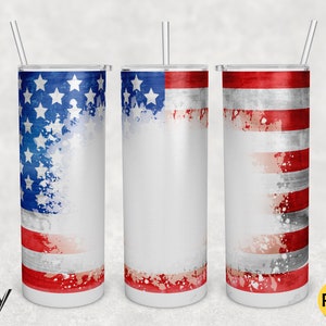 20oz Skinny Tumbler American Flag PNG Sublimation Design,  USA Personalize Tumbler Wrap ,20oz Wrap Tumbler png ,PNG File Digital Download