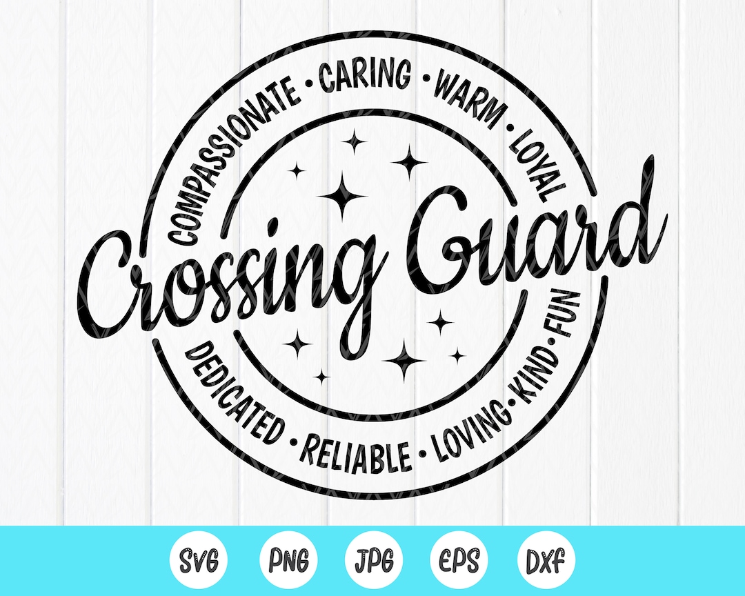Crossing Guard Svg, Crossing Guard Definition SVG, School Staff
