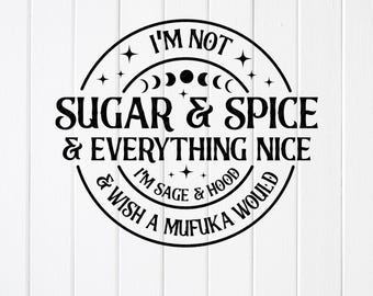 Sage Hood Witch SVG: Sarcastic Halloween,Cricut files,Sublimation Designs(Digital Download)