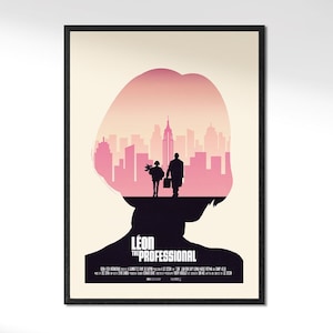 Leon The Professional Art Print, Digital Wall Art, Movie, Fan Art, Premium Matte Paper Poster