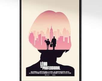 Leon The Professional Art Print, Digital Wall Art, Movie, Fan Art, Premium Matte Paper Poster