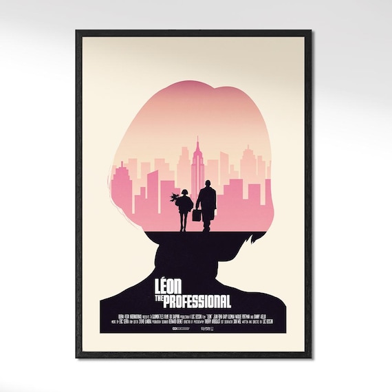 Leon The Professional Art Print, Digital Wall Art, Movie, Fan Art, Premium Matte Paper Poster