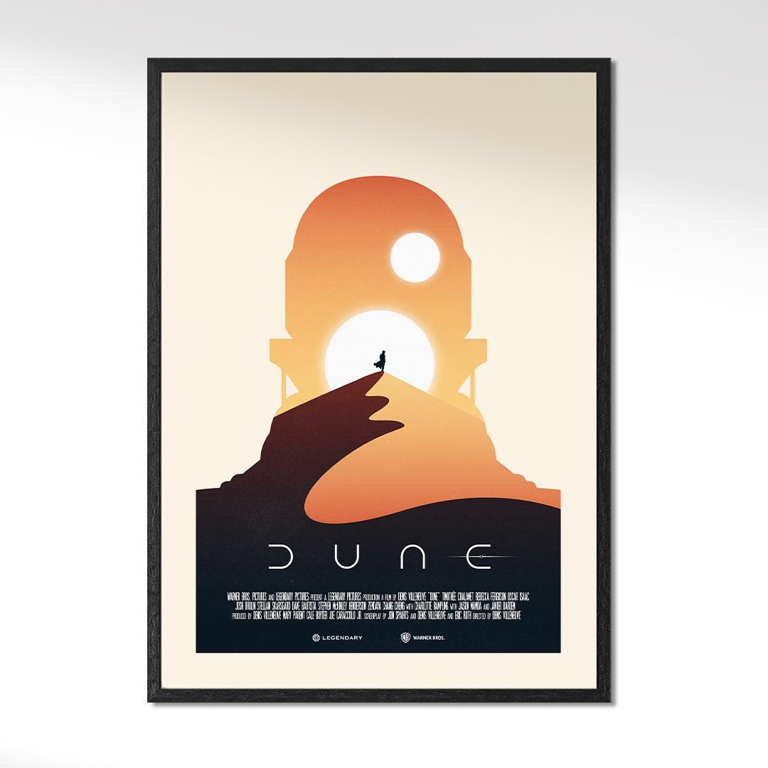 Dune Art Print, Digital Wall Art, Fan Art, Premium Matte Paper Poster ...