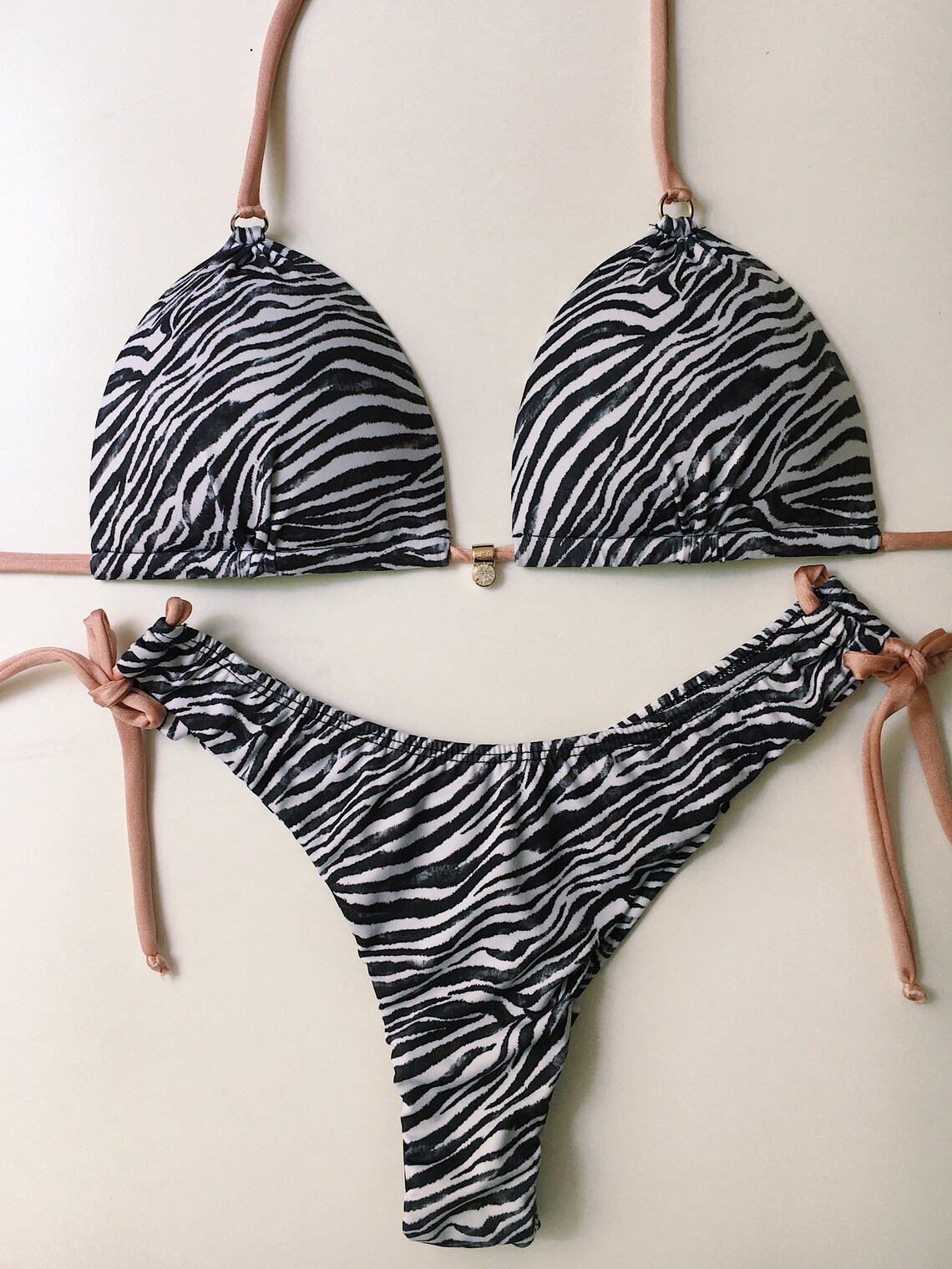 Zebra Print Bikini Bikinis Triangle Bikini Set Print Bikini My XXX