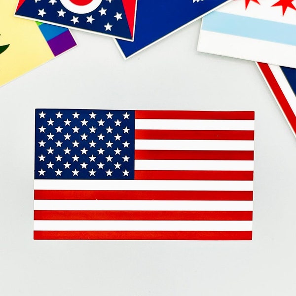 United States of America Flag Sticker