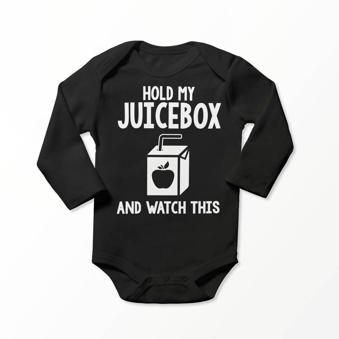 Hold My Juicebox and Watch This Cute Funny Kid Things Great Gift Idea