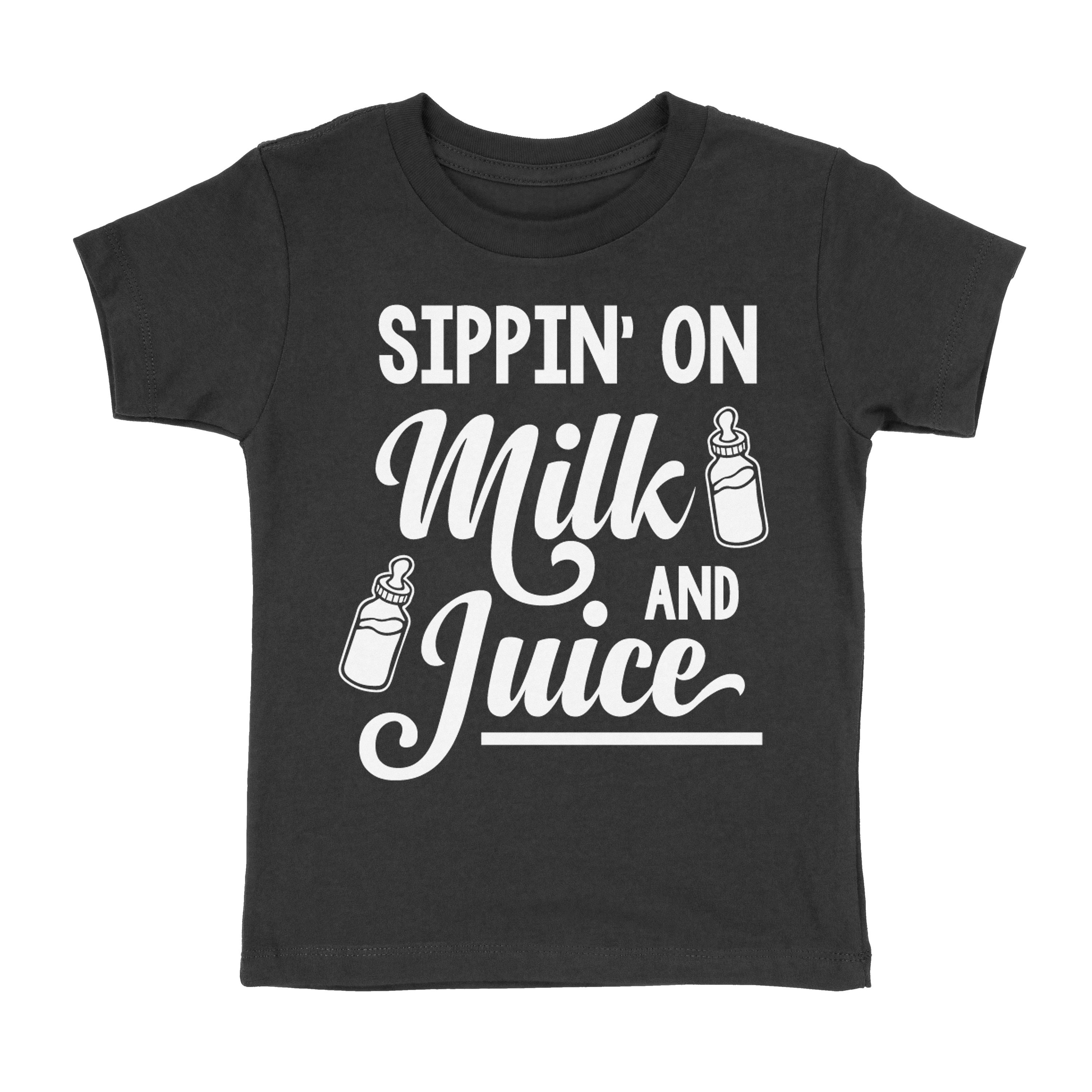 Sippin' On Milk And Juice Cute Gift Idea Foodie Munchies Etsy