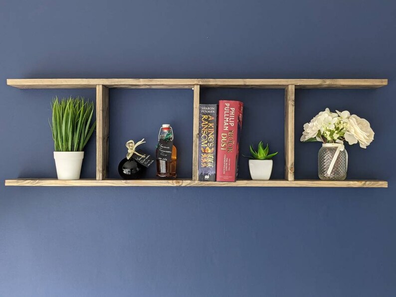 Ladder Shelf Rustic Farmhouse Style Etsy