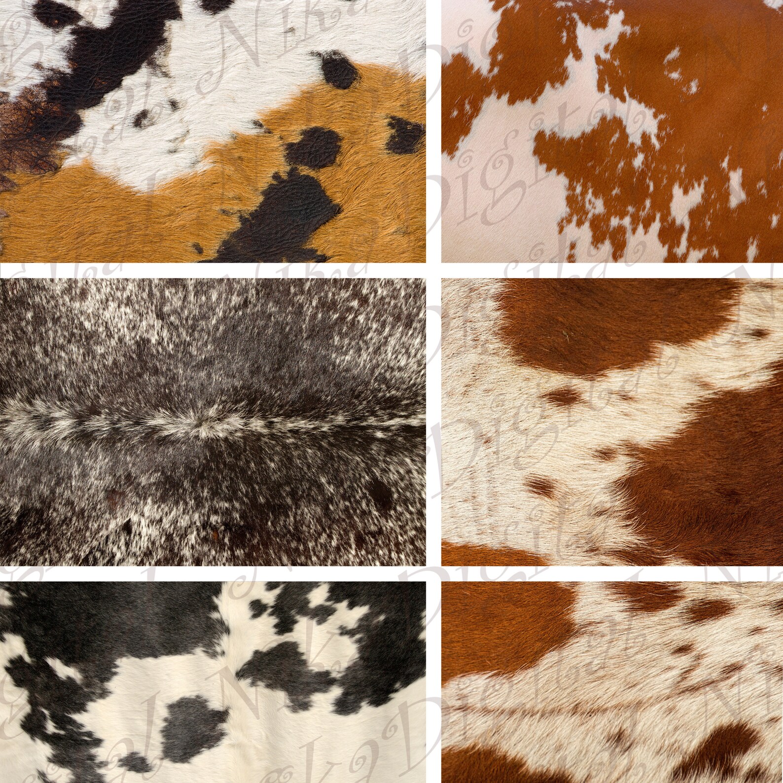 Cowhide Digital Download Cowhide Background Graphic Western - Etsy