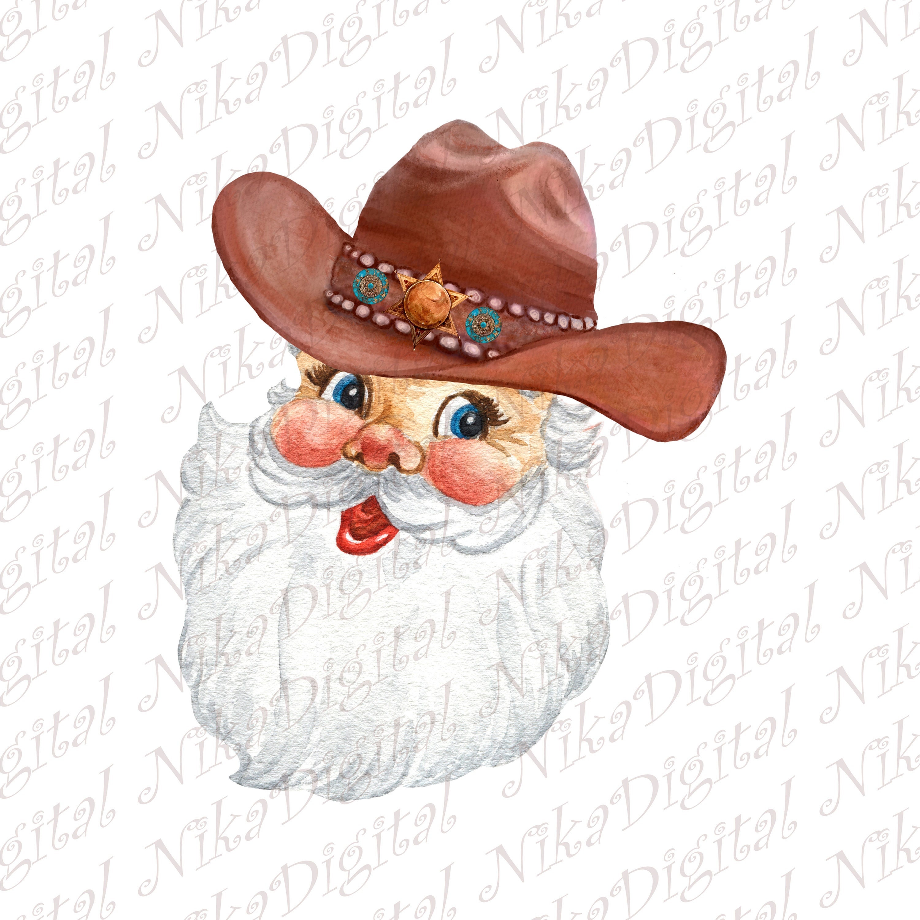 Cowboy Santa And Clipart