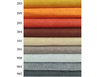 Solid Melange crafting cotton fabric by the meter