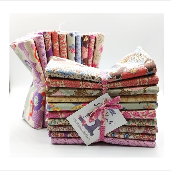 Tilda Fat Quarter Scrap Bundles viele verschiedene Kombinationen - Bastelstoffe