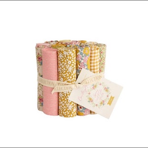 Tilda Making Memories Spring Fat Eighth Bundle aus 16 Bastel- und Bastelstoffen