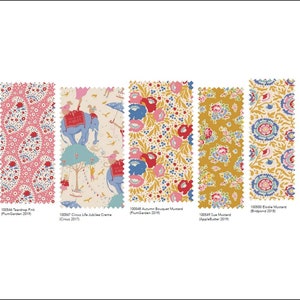 Tilda Jubilee Pink/ Mustard fabrics by the meter
