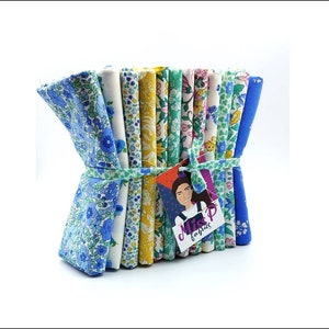 SPECIAL OFFER Liberty of London Flower Show Sunrise Fat Quarter Bundle of 12 crafting fabrics