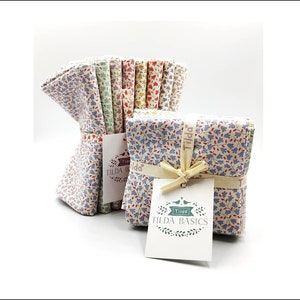 Tilda Sophie Basics Bundle of 8 crafting fabrics