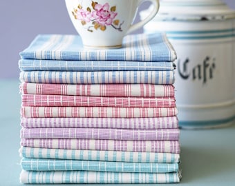 Tilda Theedoek Basics Blauw/Teal stoffen per meter