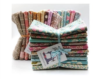 Tilda Fat Quarter Scrap Bundles muchas combinaciones diferentes - telas artesanales