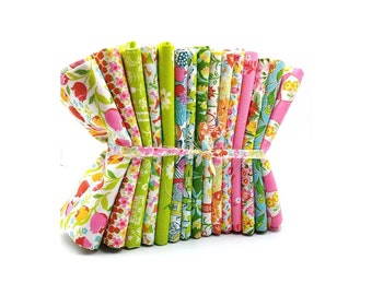 Liberty London Parks C Kollektion Fat Quarter Bundle von 15 Bastelstoffen