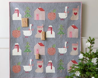 Tilda Creating Memories Christmas Calendar Quilt kit - 53.25in x 56.5in finished size quilt kit