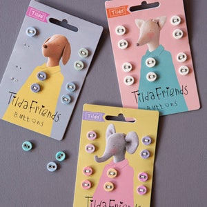 Tilda Friends Buttons