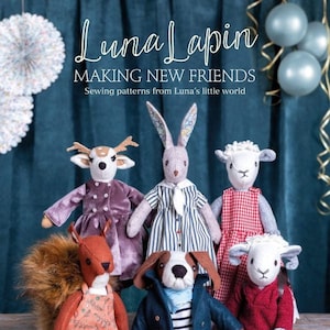 Luna Lapin: Making New Friends by Sarah Peel- Doll making DIY Book