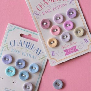 Tilda Chambray Basics Buttons