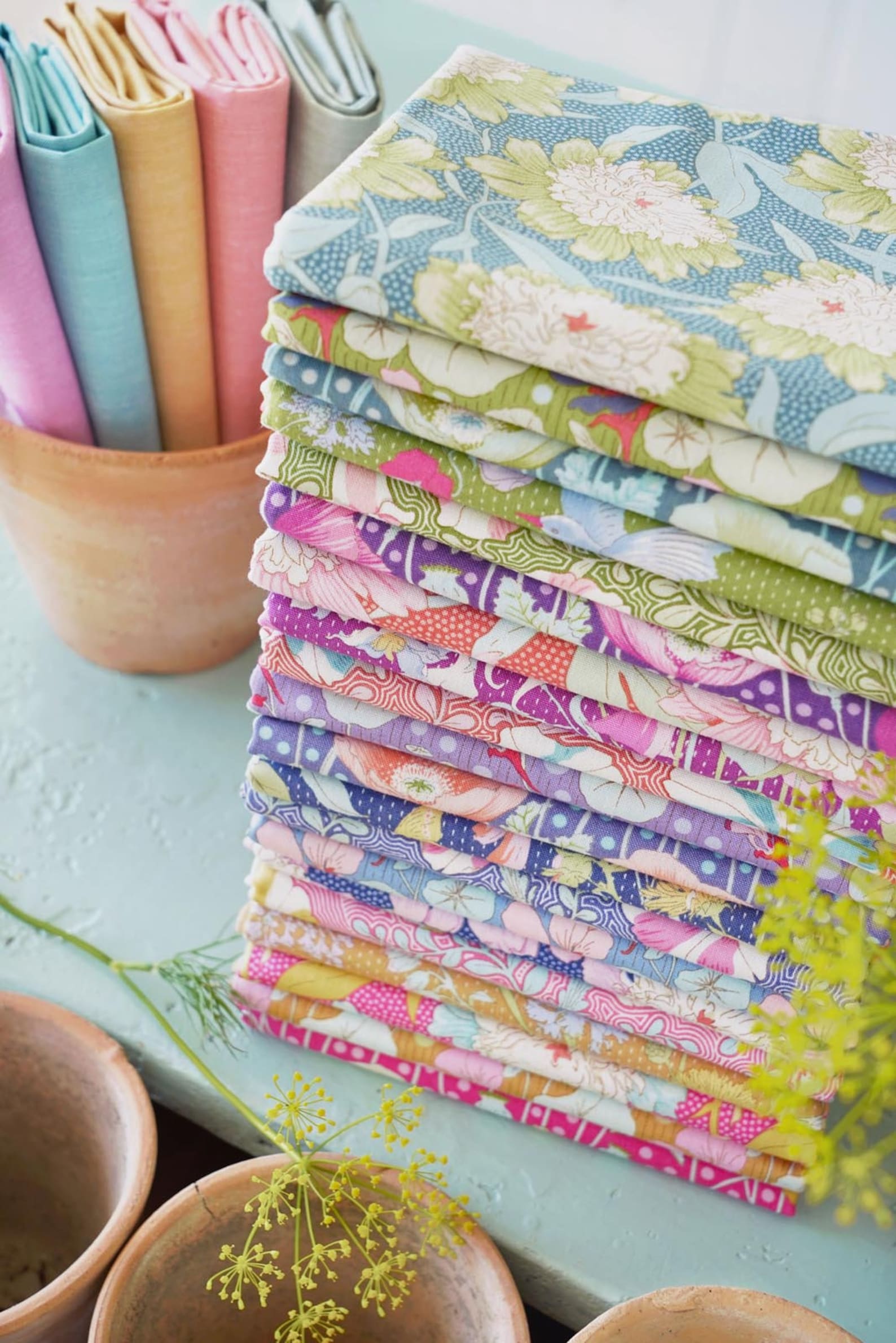 Tilda Gardenlife Fat Quarter Bundle of 20 fabrics 50x55 cm Etsy