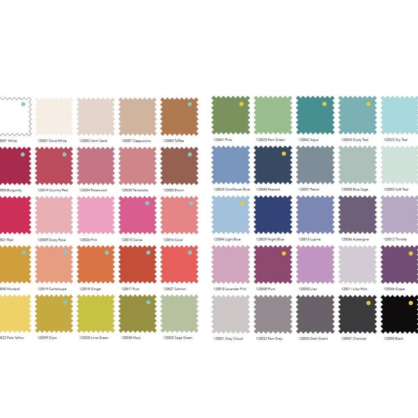 Tilda Solid Basics fabrics by the meter