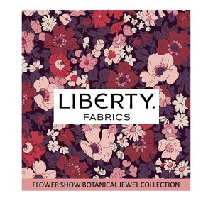 Liberty Flower Show Botanical Jewel Fabrics by the meter