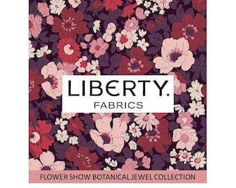 Liberty Flower Show Botanical Jewel Fabrics by the meter