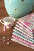Tilda Windy Days collection Grey\/Teal Fabrics by the meter
