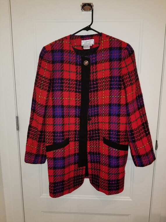 Colorful Vintage Wool Jacket