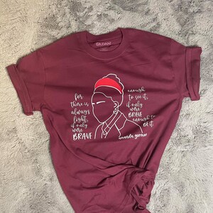 Amanda Gorman | Inauguration  Quote | Brave enough to Be It T-Shirt