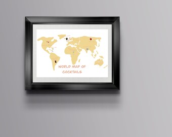 Download digital do Mapa Mundial de Coquetéis