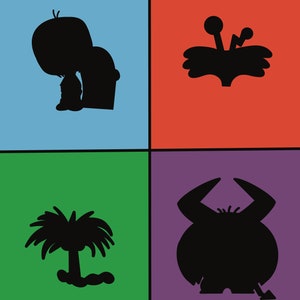 Fosters Home for Imaginary Friends Farbblock Digitaldruck