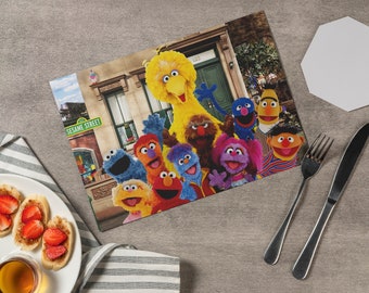 Sesame Street Fiesta Placemats for a fun meal: Where Everyday Meals and Parties Meet!!! #Elmoplacemats #SesameStreetKidsPartyPlacemats.